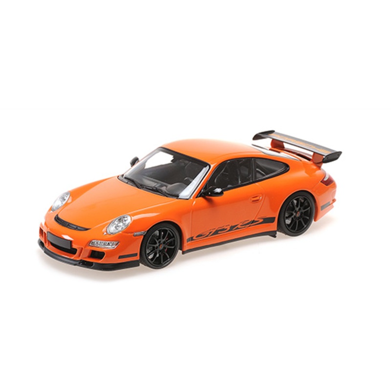 [ Back-order ] MINICHAMPS 155062122 1:18 Porsche 911 GT3 RS 2007 Orange model car