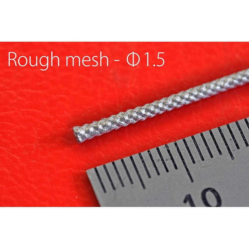 [ Back-order ] Model Factory HIRO P1166 NEW Metal Mesh Hose [ coarse Rough mesh 1.5mm ] 89mm long 5 pieces