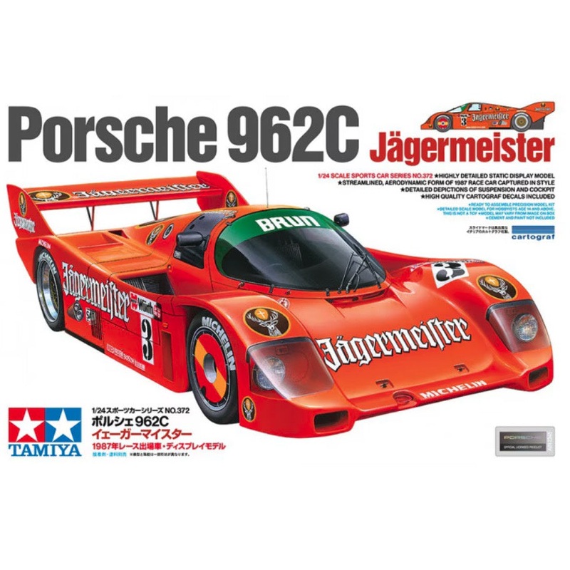 Porsche 962 C Jaeger 1/24 #24372 by Tamiya