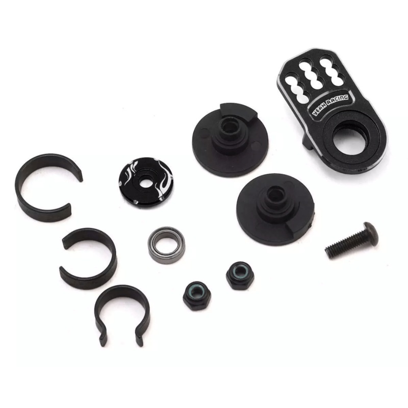 Yeah Racing Aluminum Servo Saver (Black) – YEA-YA0557BK