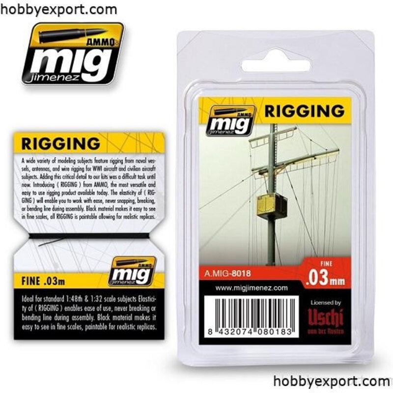 Ammo Mig Rigging – Medium 0.03 mm #AMIG8018
