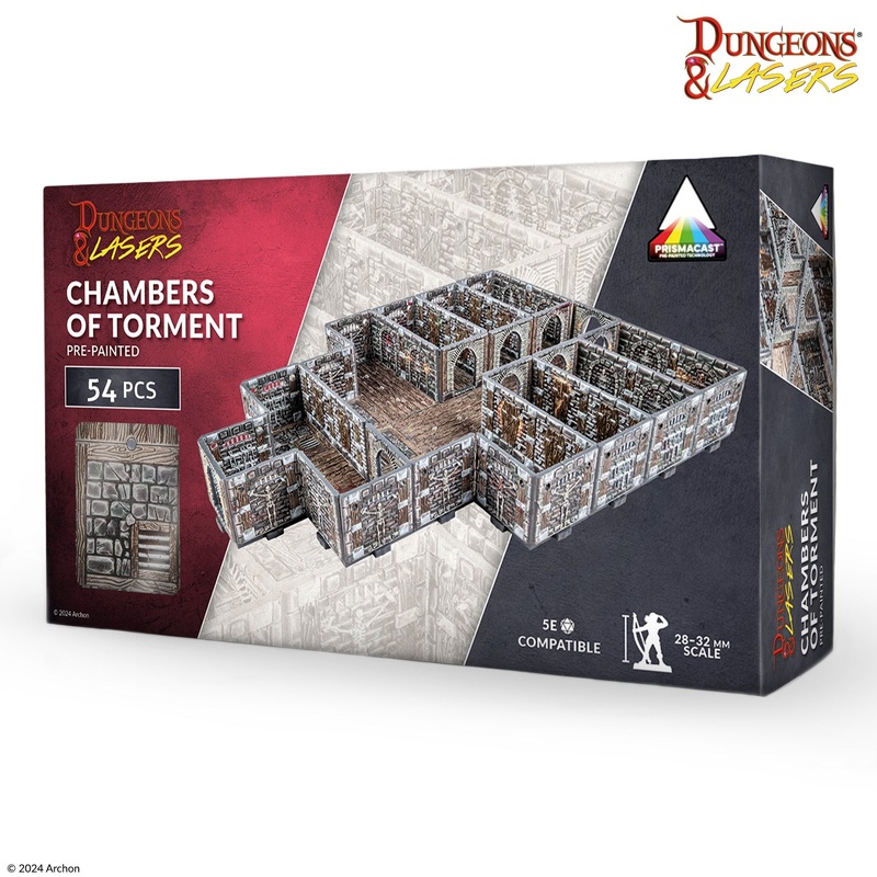 Archon Studio Dungeons and Lasers: Pre-Painted Terrain – Chambers of Torment