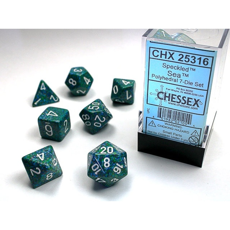 Chessex Speckled 7-Die Set Sea
