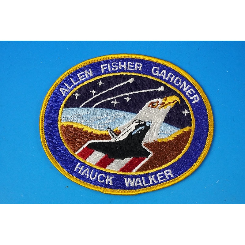 Patch USAF NASA Space Shuttle HAUCK WALKER Discovery without hook and loop