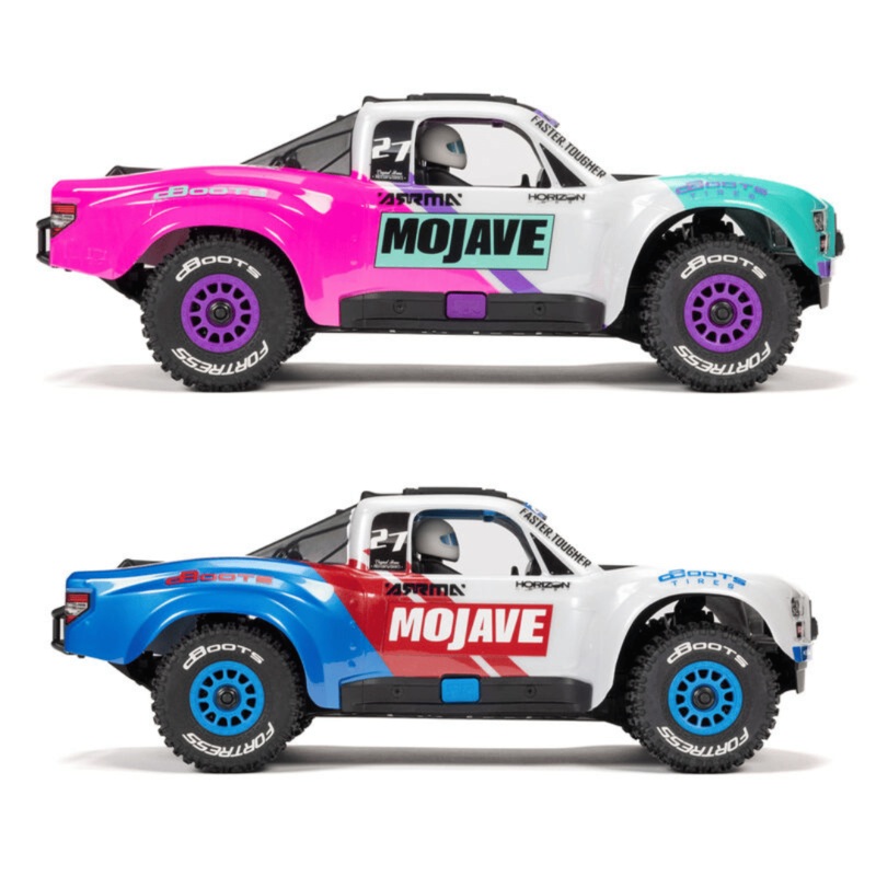 Arrma Mojave Grom 223S BLX 1/18 Brushless RTR 4WD Desert Truck w/SLT2 2.4GHz Radio, Battery & Charger – Assorted Colours