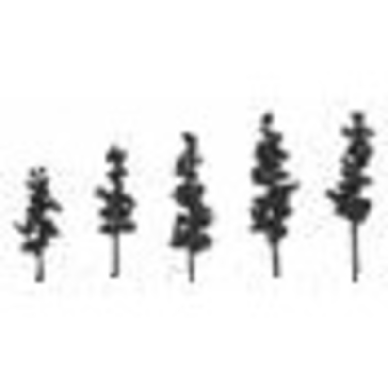 Woodland Scenics Ready – Conifer Green(2.5-4) (5/Pk) WOO1560