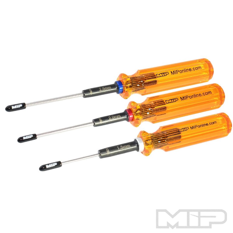 MIP Hex Driver Wrench Set Gen 2, Metric (3), 1.5, 2.0 & 2.5mm – MIP9602