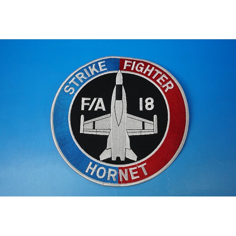 Patch USAF F/A-18 Hornet Strike Fighter Big Size without hook and loop