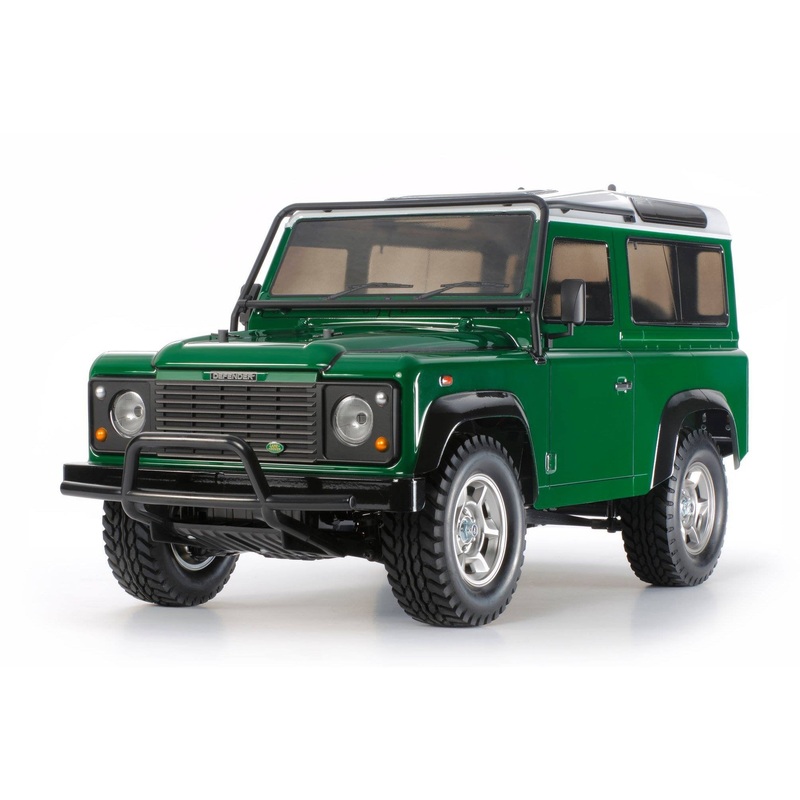 Tamiya 1/10 4WD Off-Road Car Kit Land Rover Defender 90 (CC-01) – TAM58657