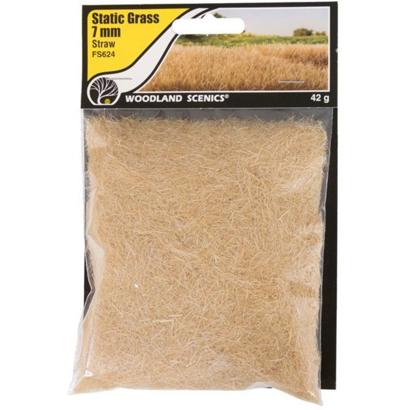 Woodland Scenics Static Grass – 7mm (Straw) WOO624
