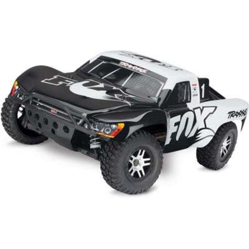 Traxxas 1/10 4WD Short Course Truck RTR Slash – Black/White Fox Edition TRA68086-4FOX