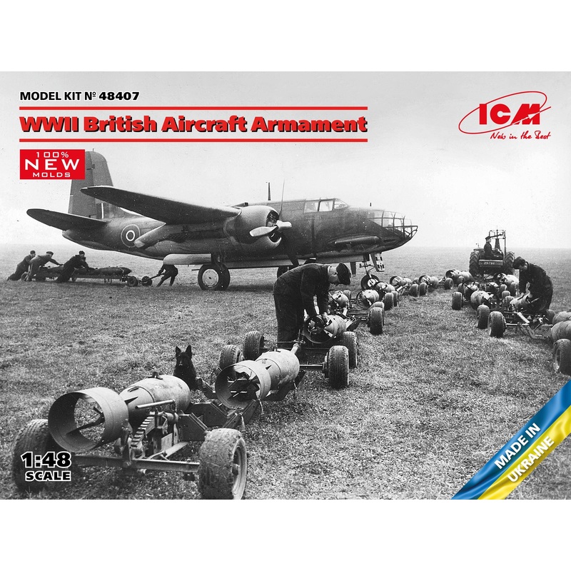 WWII British Aircraft Armament 1/48 #48407 by ICM