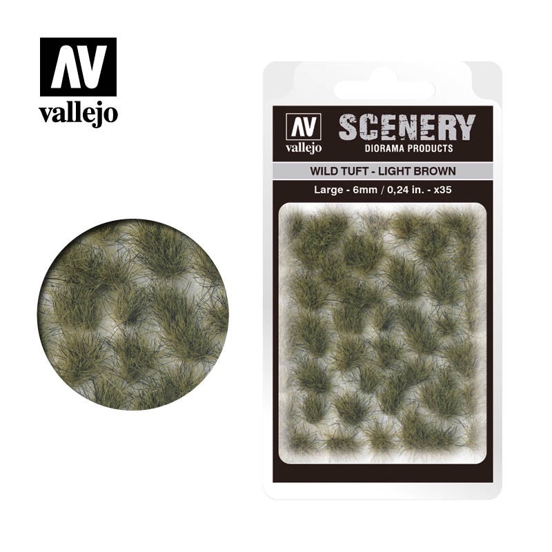 Vallejo Wild Tuft Light Brown – Large SC418