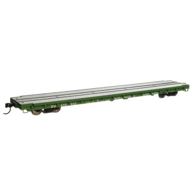 60′ Pullman-Standard Flatcar – Ready to Run #5387 Burlington Northern #630803