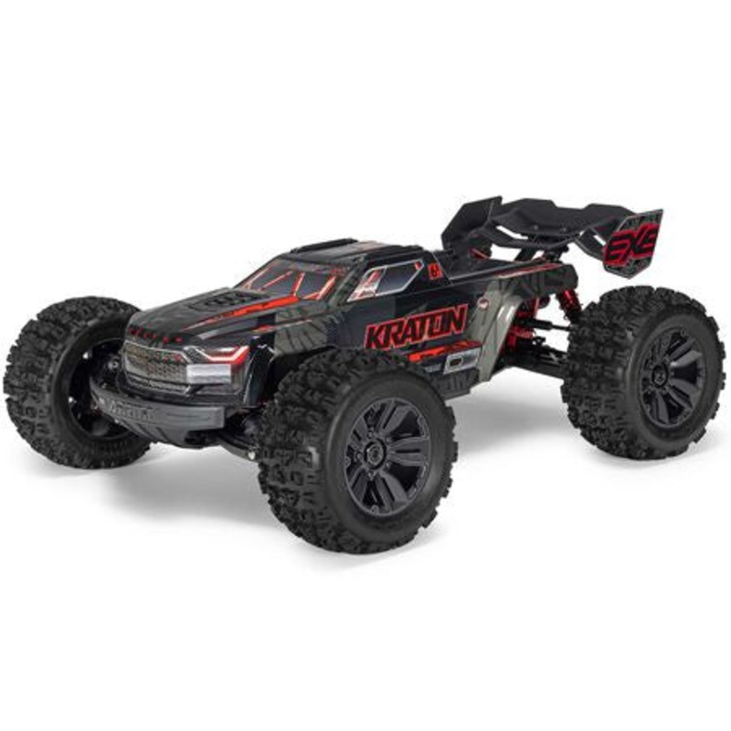Arrma Kraton 6S EXB BLX RTR 1/8 4WD Brushless Speed Truck (Black) (V6) w/SLT3 2.4GHz Radio – ARA8708V6T1