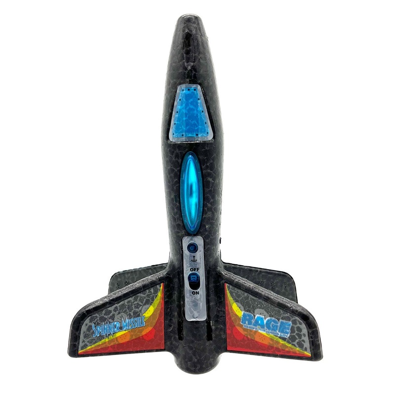 RageRC Spinner Missile Electric Free-Flight Rocket – Assorted Colours