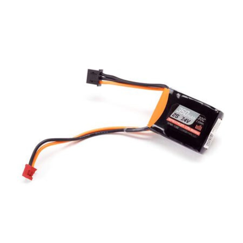 Spektrum 7.4V 350mAh 2S 30C LiPo Battery: PH2.0 – SPMX-1090