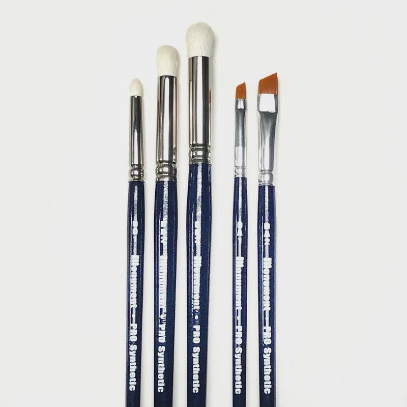 Monument Hobbies Brush Set – PRO Synthetic Drybrush