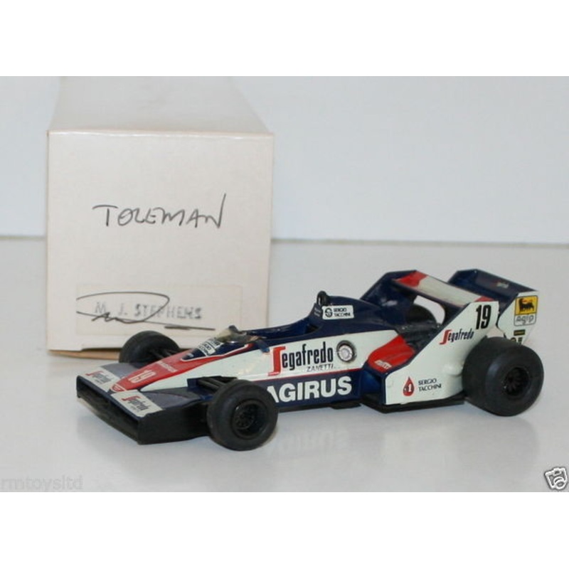 WESTERN MODELS SIGNED 1st VERSION – 1/43 SCALE – 1984 TOLEMAN TG183B SENNA #19