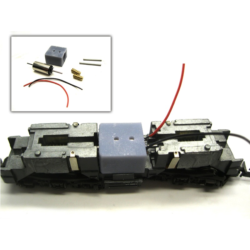 Conversion kit with bell armature motor Fleischmann BR 110, 111, 140