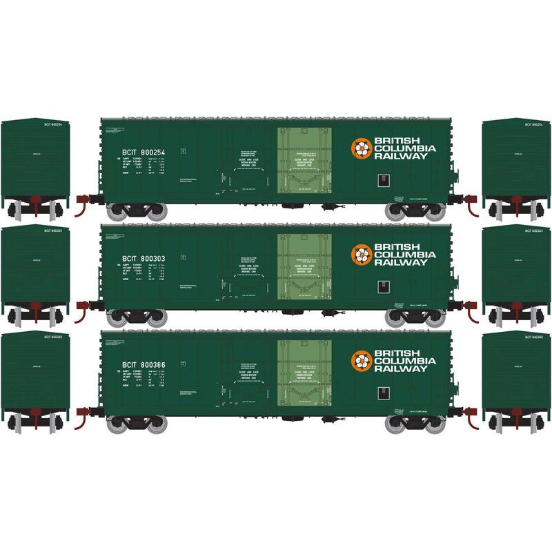 HO RTR 50′ Evans DD Plug Box BCOL (3) ATH67709
