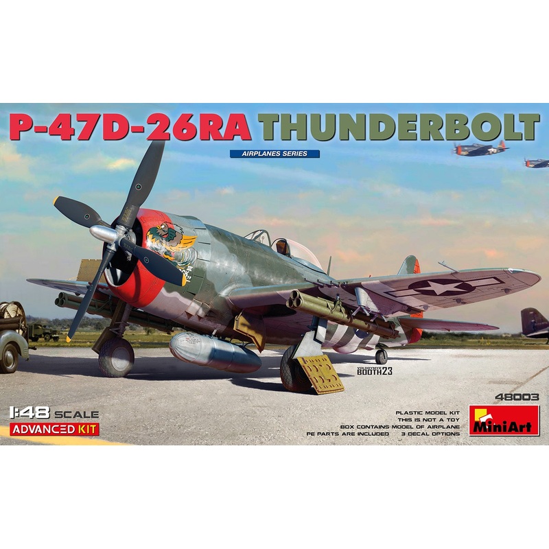 P-47D-26RA Thunderbolt. Advanced Kit 1/48 #48003 by MiniArt