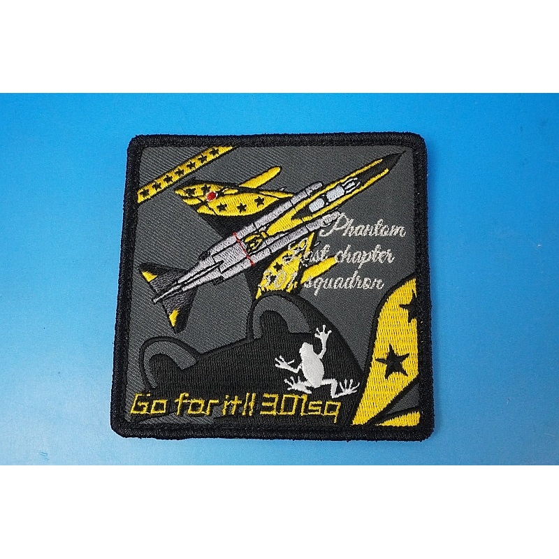 Patch JASDF 301SQ go for it Phantom Last Chapter Hyakuri Base Square with hook and loop
