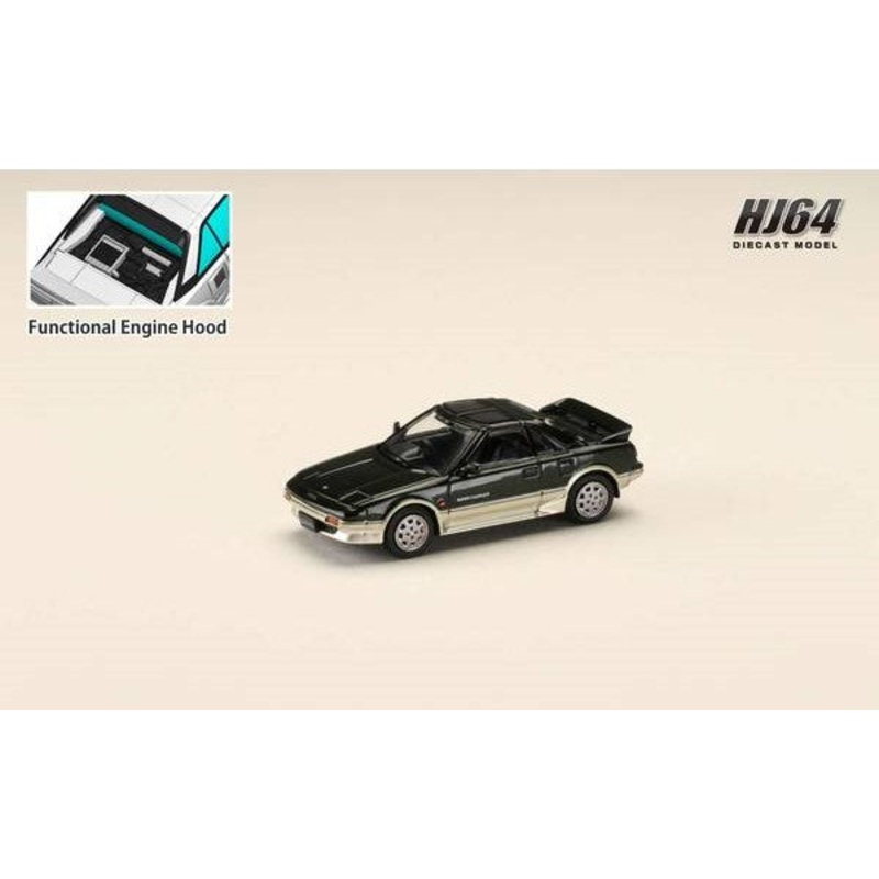 [ Back-order ] Hobby Japan HJ643056AGS 1:64 Toyota MR2 1600G LIMITED SUPER CHARGER 1988 T BAR ROOF New Sherwood Toning Diecast model car