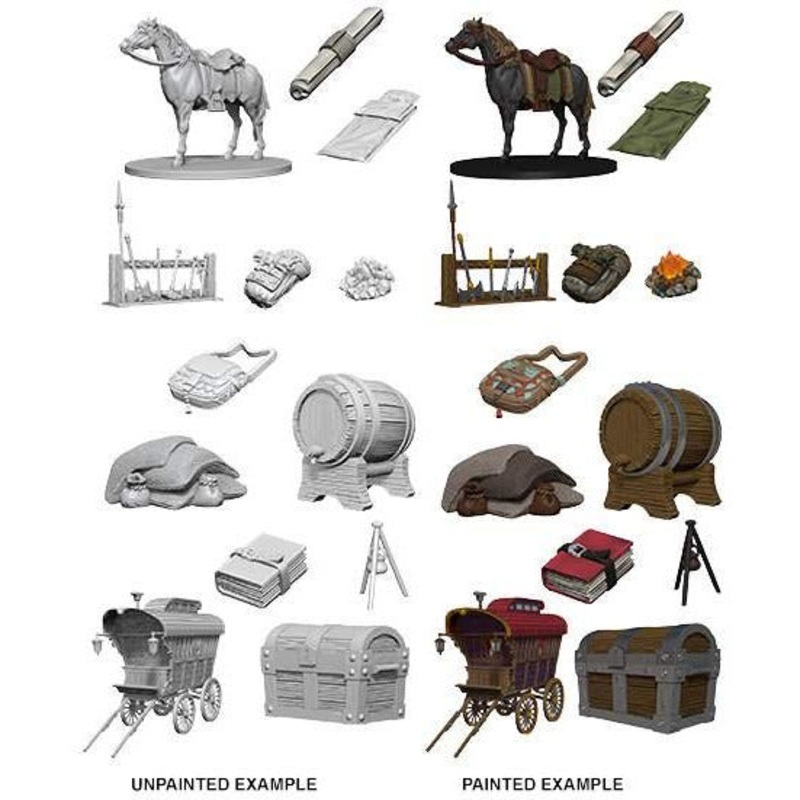 D&D Unpainted Mini – Adventurer’s Campsite 73220