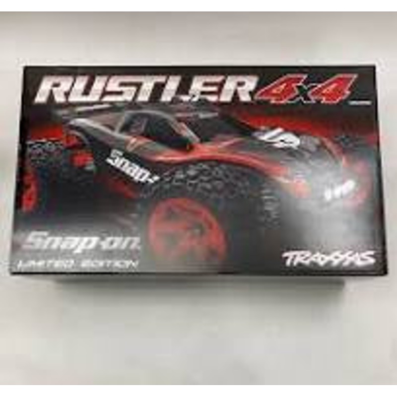 Pre Owned Traxxas Rustler 4X4 1/10 4WD Stadium Truck RTR – Snap On (Like New, some light dirt/dust and box wear)