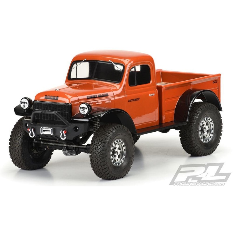 PRO3499-00 Pro-Line 1946 Dodge Power Wagon Clear Body for 12.3 (313mm) Wheelbase Scale Crawlers