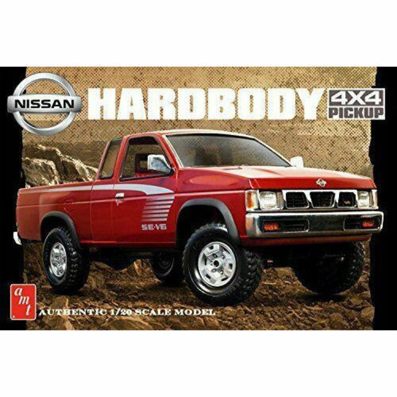 1993 Nissan Hardbody 4×4 Pickup 1/20 Model Truck Kit #1031 by AMT