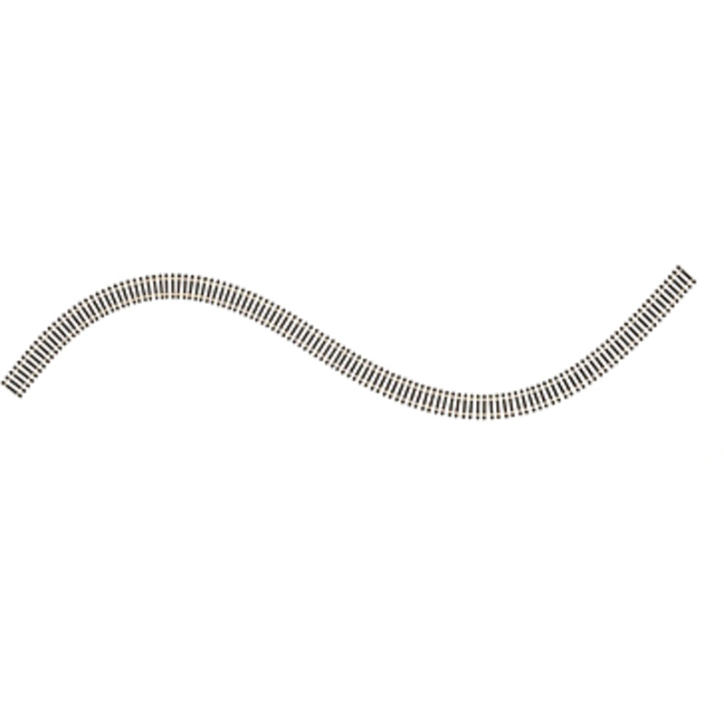 Code 83 Flex-Track – 36 91.4cm Long Section — Brown Ties 5 piece bundle
