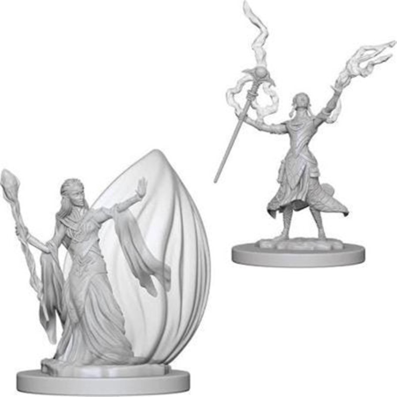 D&D Unpainted Mini – Elf Female Wizard 72623