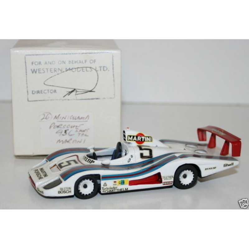 WESTERN MODELS MIKE STEPHENS 1st PROTOTYPE MODEL MINICHAMPS PORSCHE 956 MARTINI