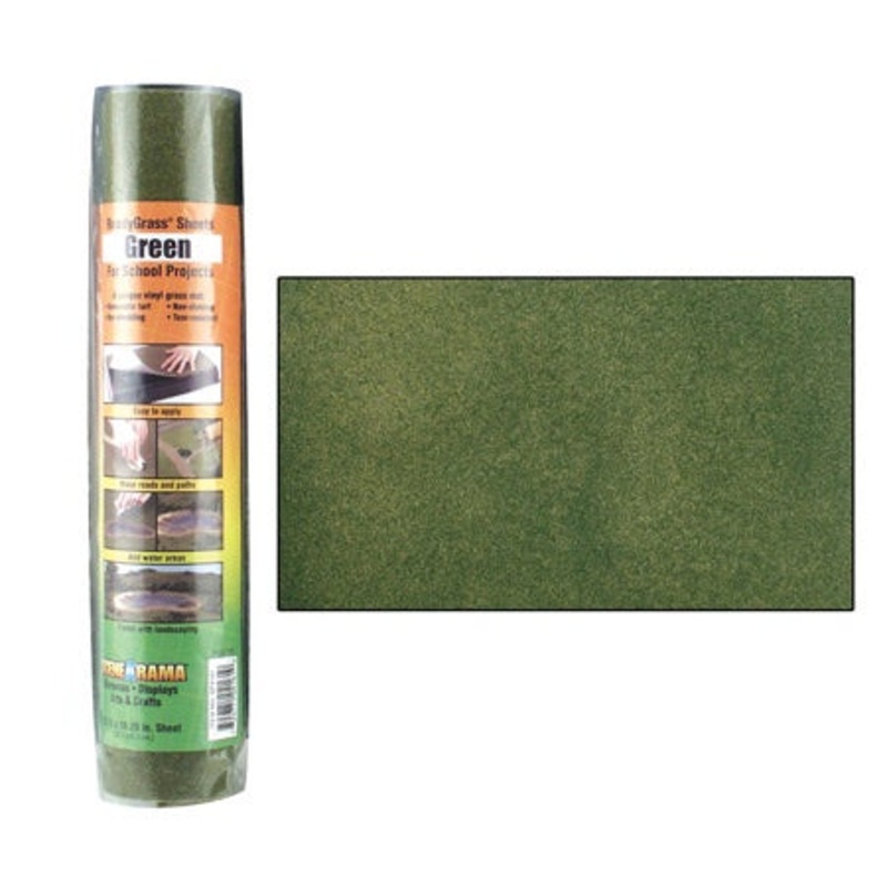 Woodland Scenics Ready Grass Vinyl Mat 16 1/4 x 10 3/4 (Green Grass) WOO4161