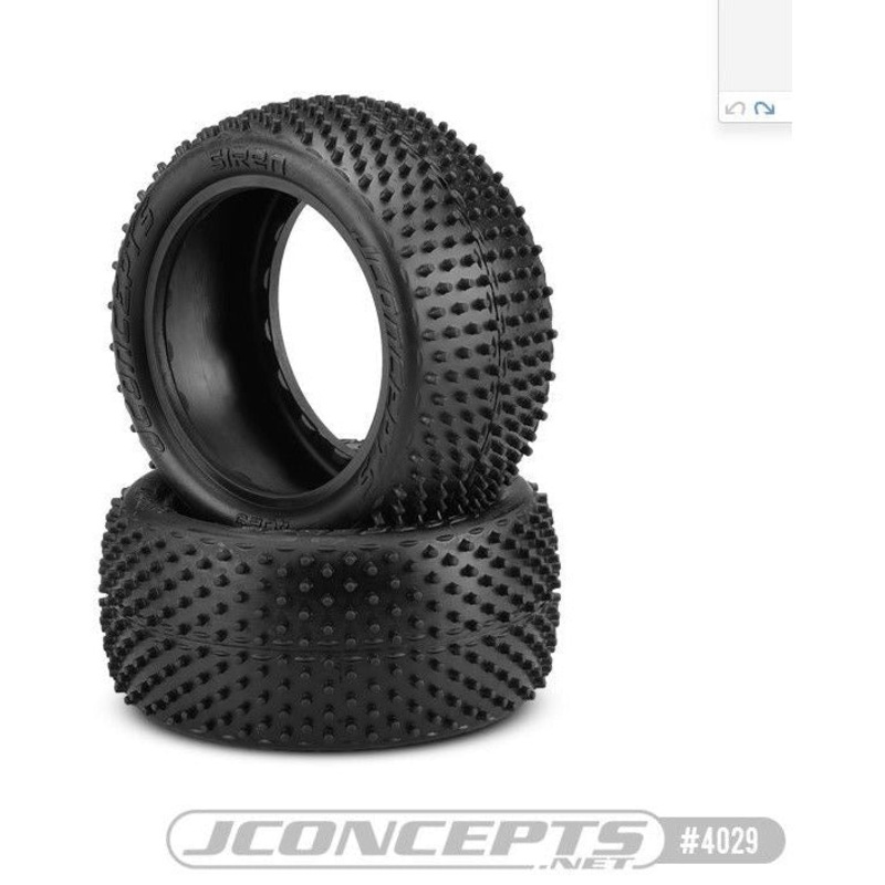 JConcepts Siren LP Carpet 2.2 Rear Buggy Tires (2) (Pink)