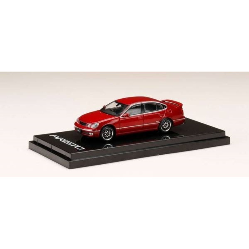[ Back-order ] Hobby Japan HJ642030CR 1:64 Toyota ARISTO V300 VERTEX EDITION EARLY VERSIONCUSTOMIZED VERSION Red Mica Diecast model car
