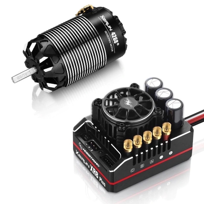 Hobbywing Xerun XR8 Plus G2S Brushless ESC/4268SD G3 Motor Combo (2000kV) – HWI38020502