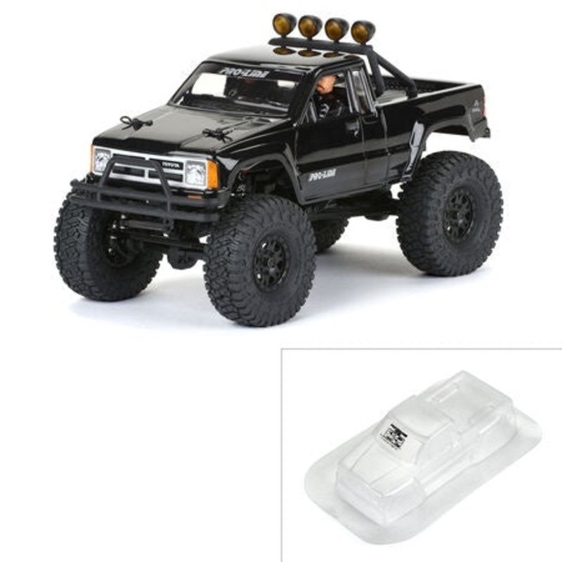 Pro-Line Axial SCX24 1985 Toyota HiLux SR5 Mini Crawler Body (Clear) – PRO363600
