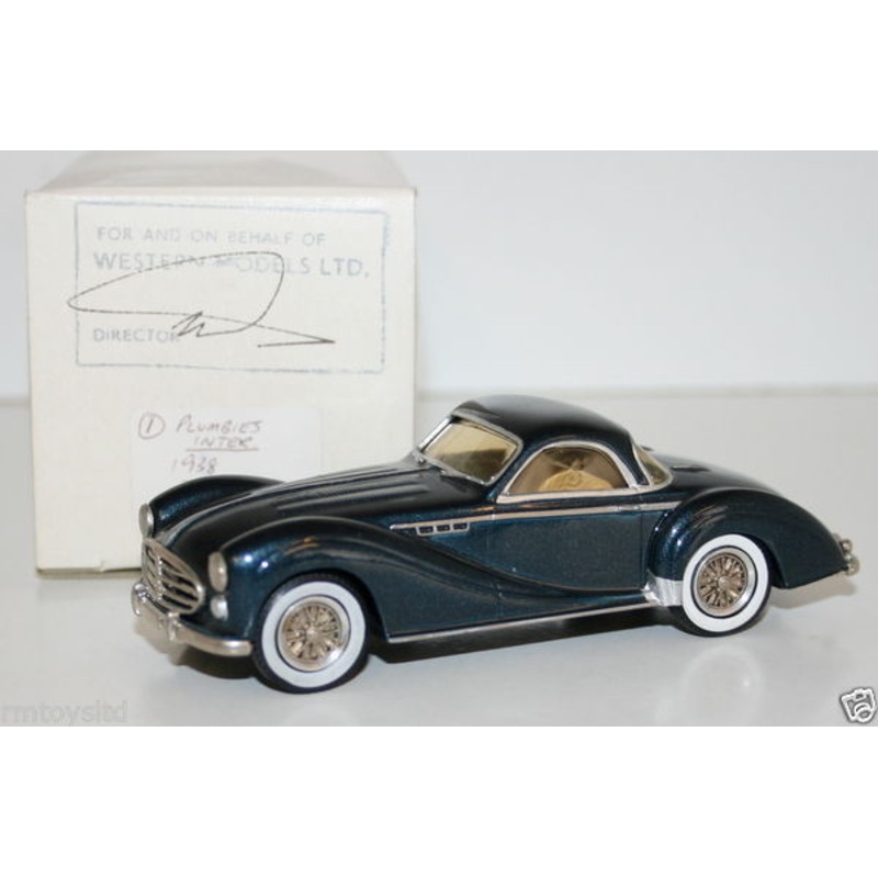 WESTERN MODELS MIKE STEPHENS 1st PROTOTYPE MODEL PLUMBIES 1938 DELAHAYE COUPE