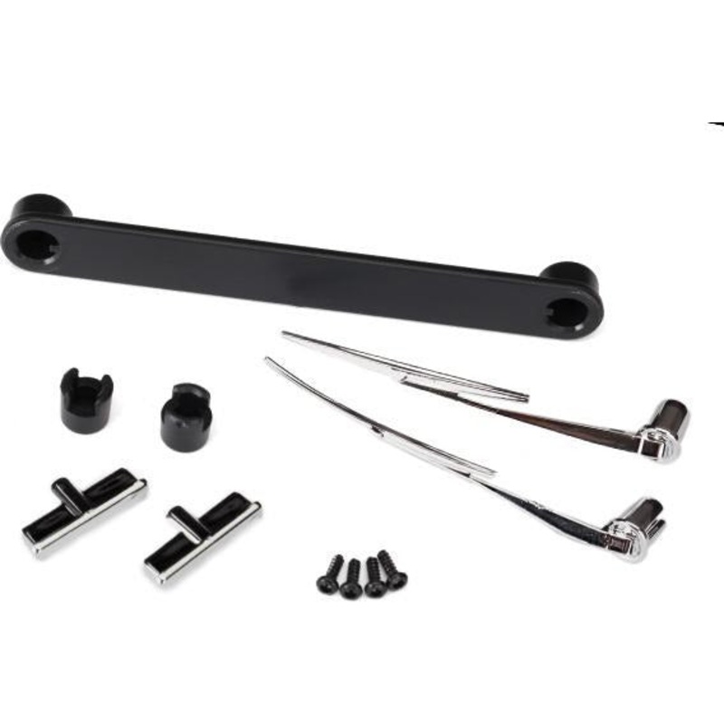 Traxxas Door handles, left & right/ windshield wipers, left & right/ retainers (3)/ 1.6×5 BCS (self-tapping) (4) TRA8075