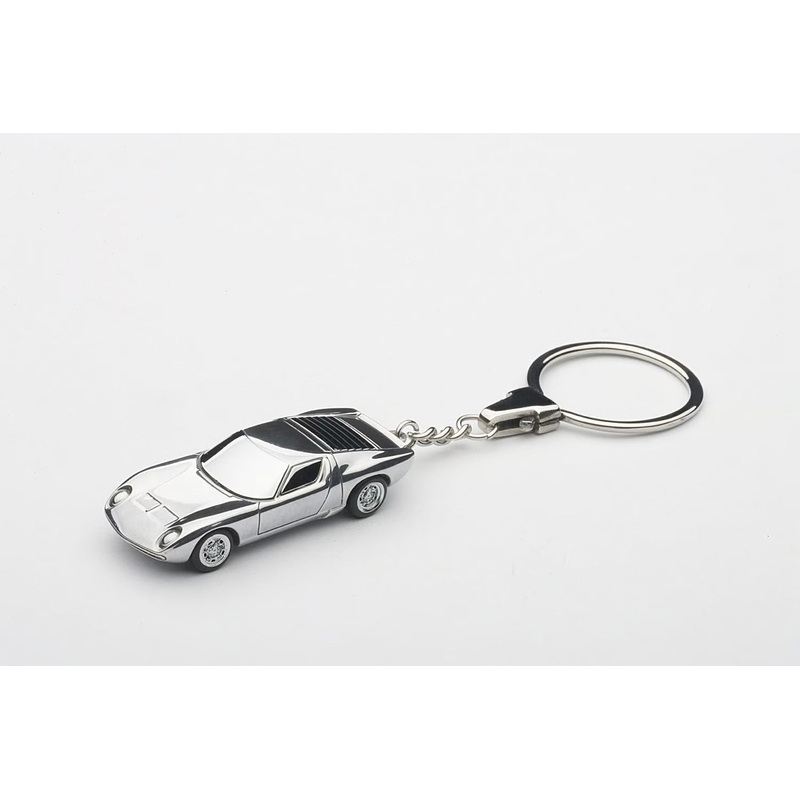 [ Back-order ] AUTOart 41609 1:87 Lamborghini Miura key chain aluminum 11cm
