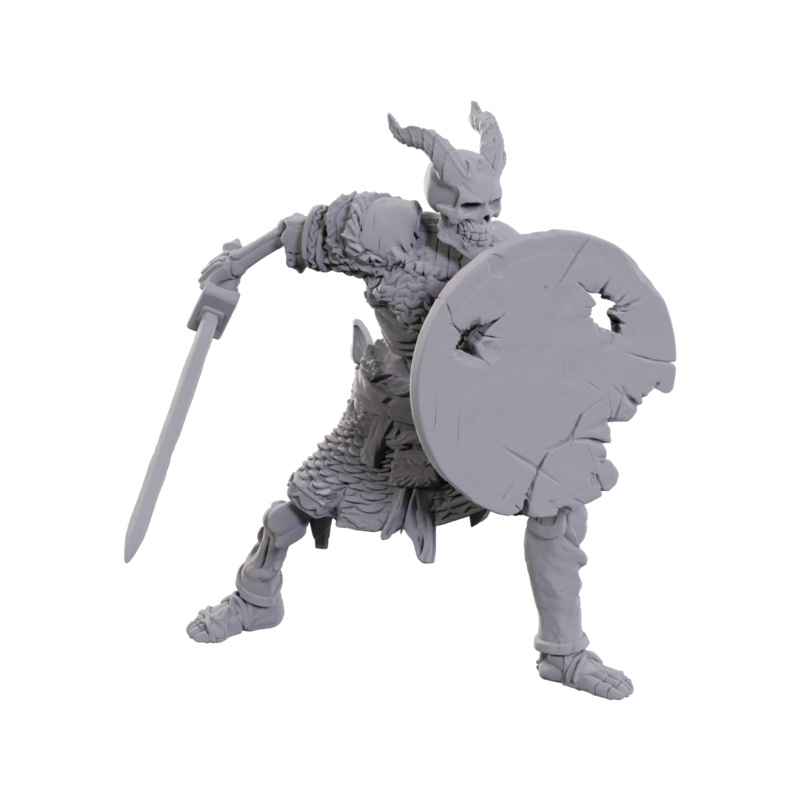 D&D Unpainted Mini – Tiefling Skeleton 90116