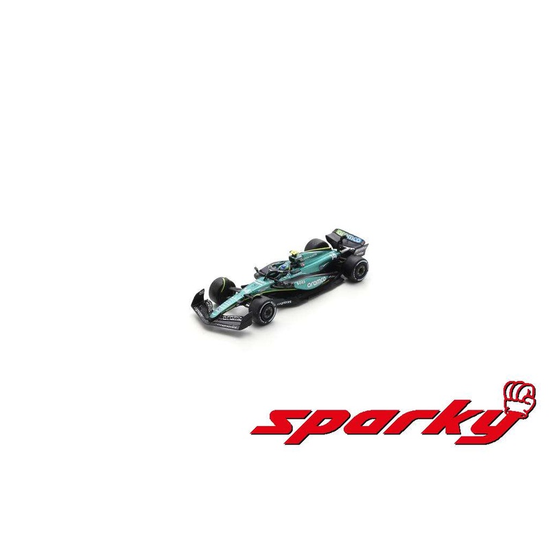 Y380 Spark Sparky 1:64 Aston Martin Aramco F1 Team AMR24 #14 2024 F. Alonso model car