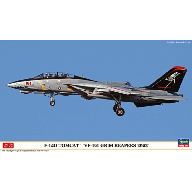 F-14D Tomcat VF-101 Grim Reapers 2002 1/72 #0244 by Hasegawa