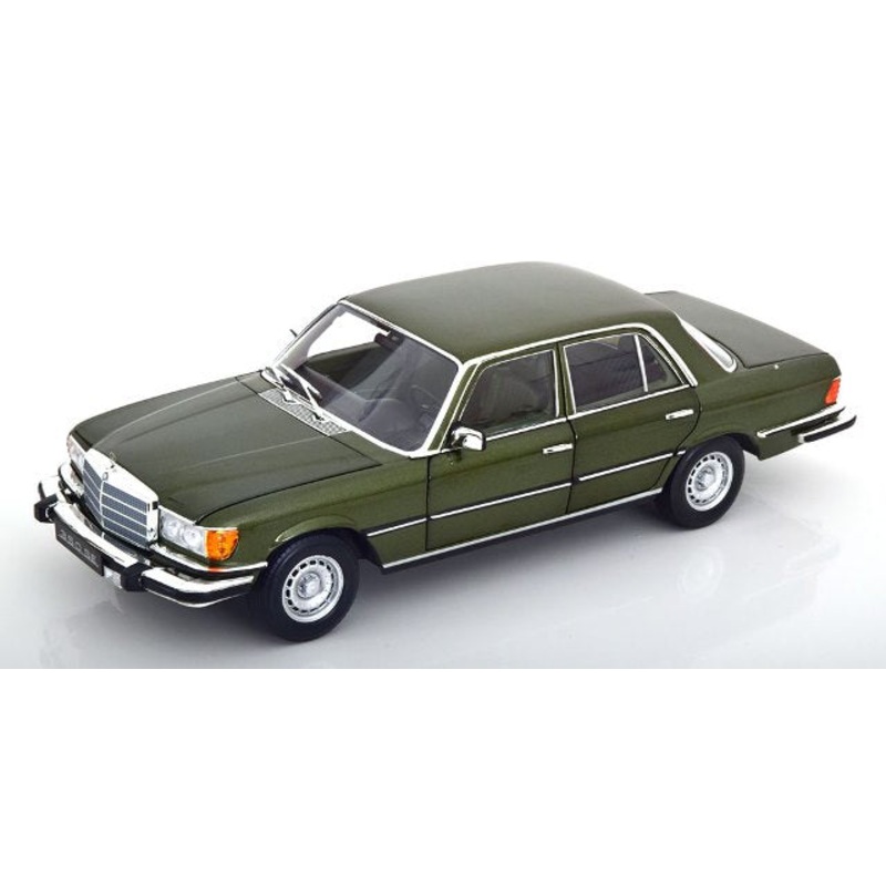 [ Pre-order ] 183972 NOREV 1:18 Mercedes 350 SE W116 US Version 1973 Dark Green Metallic (Modellissimo Custom Order)