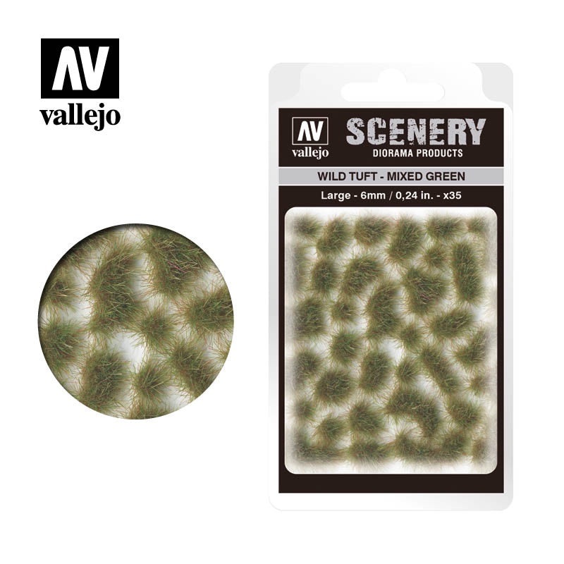 Vallejo Wild Tuft Mixed Green – Large SC416