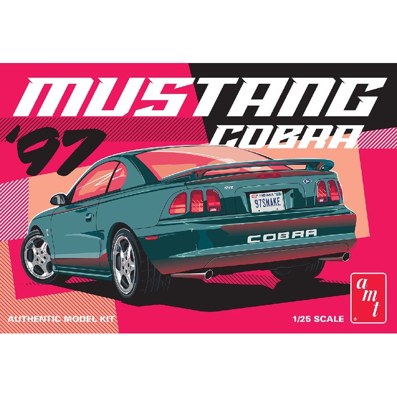 1997 Ford Mustang Cobra Model Kit (Level 2) 1/25 #1494 by AMT