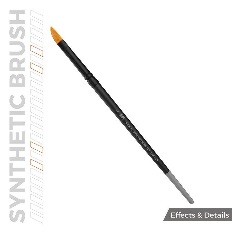 AK Interactive Synthetic Brush Dagger L – AK-B012